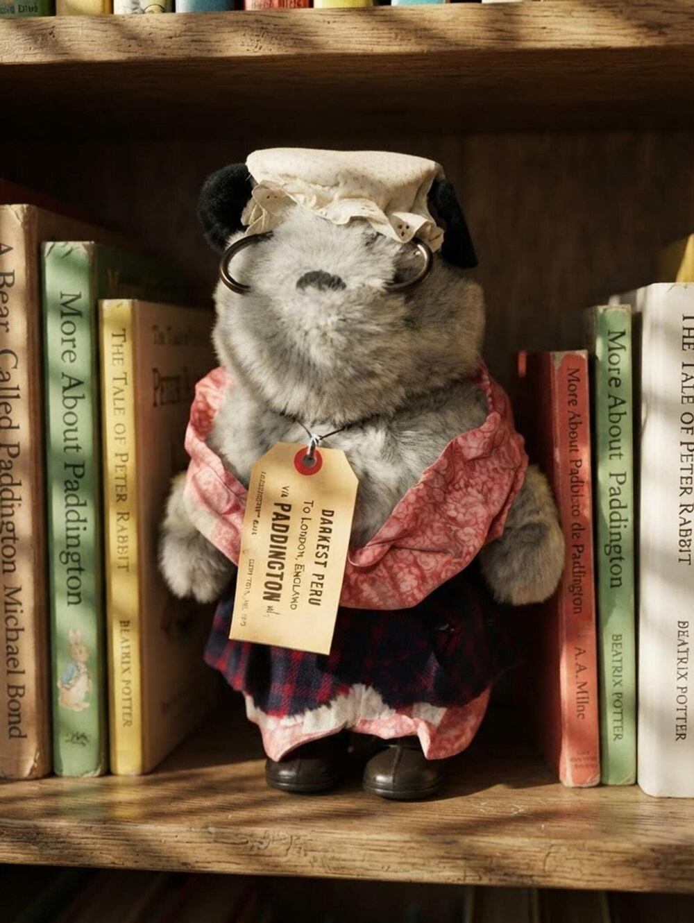 Paddington Bear's Aunt Lucy Plush Doll by Eden Toys, 1975 Vintage Collectible